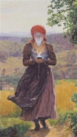 This 1860 Painting Looks Like a Smartphone 🤯 #shorts #viralshorts