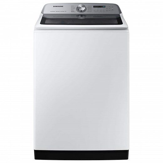 Reviews for Samsung 5.2 cu. ft. Large Capacity Smart Top Load Washer in White with Impeller and Super Speed Wash | Pg 1 - The Home Depot