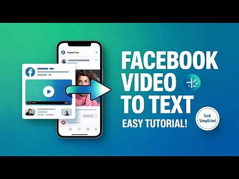 How to Convert Facebook Videos to Text - A Step-by-Step Guide