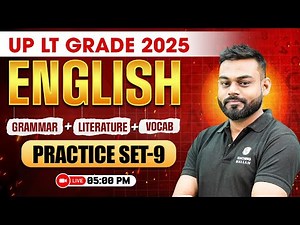 UP LT Grade English Class | UP LT Grade English Practice Set #9 | UP Teacher English by Sharad Sir