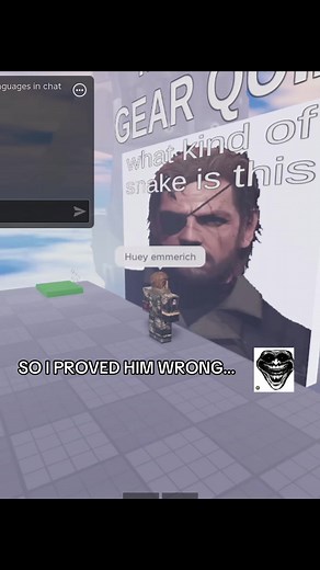Proving My Skills in Metal Gear Solid on Roblox