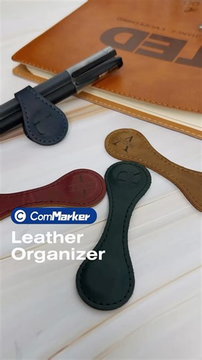 ComMarkerOfficial on Instagram: "✨Laser engraved some leather accessories with ComMarker Omni 1. used to organize cables, pens, bookmarks, and more. Settings: Speed:500/Frequency:30/Q-pulse:1 Laser everything with Omni 1, helping every small business owner turn your dreams into reality. Want to know more about the ComMarker Omni 1?💡 Click the link in my bio! #commarker #commarkermake #commarkeromni #omni1 #laserengraving #laserengraver #leather #customizedgift #diyideas #diyprojects"