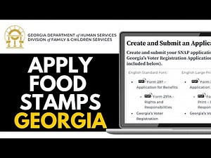 How to Apply for Food Stamps in Georgia 2025 (Step-by-Step)