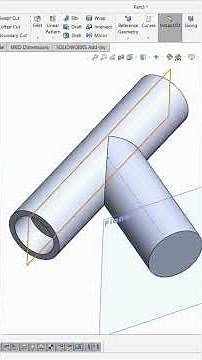 How to model this manifold | Solidworks | Kaliru.in