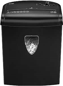 Amazon.com : Fellowes Powershred H-8C 8-Sheet Cross-Cut Home and Deskside Paper Shredder with Safety Lock (4684301) : Office Products