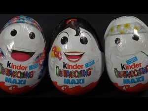 3 x Kinder MAXI EI [ Baby Looney Tunes ] [Special Edition] (Kinder Surprise Maxi Egg)