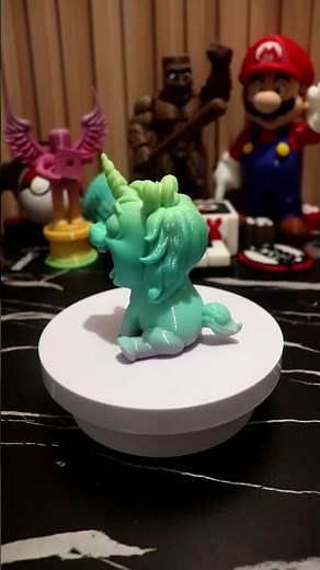 3D Print Timelapse: Crazy Unicorn 🤪🦄 (Bambu Lab P2S Combo)