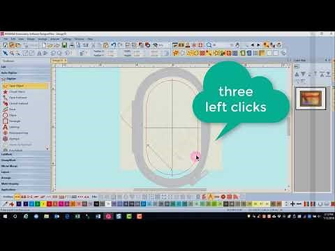 15.08 Master BERNINA Embroidery Software 8—Digitizing Placement Lines