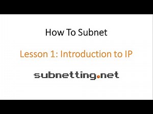 How to Subnet - Lesson 1