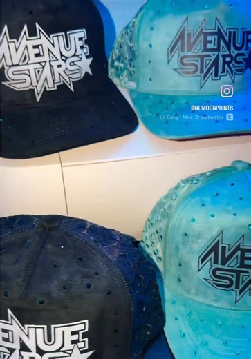 Custom rhinestone hats built to shine under pressure. 12 for $240 ($20 per hat). This video shows 14 custom hats made for @Avenue.Stars. He ordered 10, but that’s family so I threw in 6 free. Every stone placed with intent. Every piece made with respect. If you need bulk customs that still feel premium, tap in. Real relationships get real value. #rhinestonehat #customapparel #blackownedbusinesses #fyp #smallbusinessowner