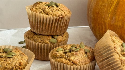 The Secret To Delicious Pumpkin Muffins With A Protein Kick