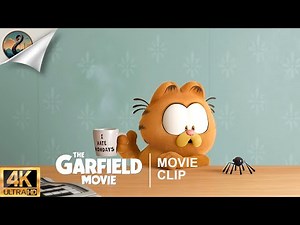 The Garfield Movie | Garfield Hates Mondays 4K Movie Clip (2024) Chris Pratt, Nicholas Hoult