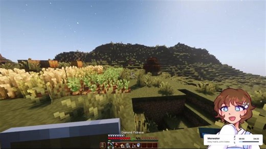 Mining and Singing Along to Music ~ Minecraft Early Days