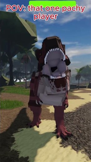THAT ONE PACHY PLAYER #roblox #jurassicblocky