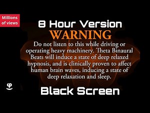 Deep Sleep | Sacral Chakra | Binaural Beats | Black Screen | 432Hz