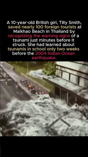 2 Weeks Of School Lessons Saved 100 Lives During Tsunami #incredible #survival