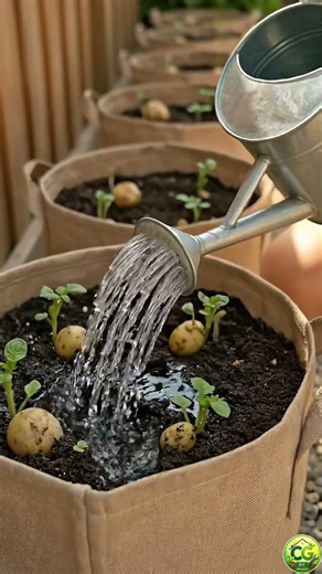 Home Garden Ideas | Grow X6 Potatoes Easily in Grow Bags 🥔 #diy