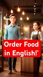 Real English Conversation at a Restaurant — Ordering Food Naturally (Easy Practice) #englishlearning