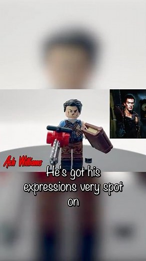 LEGO Ash Williams (Evil Dead 2) Horror Minifigure Review #lego #horror #evildead