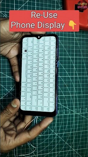 Re Use Mobile Phone Display | Touch display keyboard, Touch screen, #shortsfeed, #shorts #smartphone