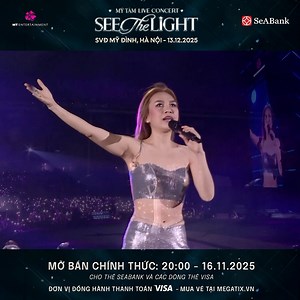 9.7M views · 166K reactions | Chờ đợi được hoà nhịp cùng fanchant của 40 ngàn khán giả tại live concert See The Light ✨殺 | My Tam | Facebook