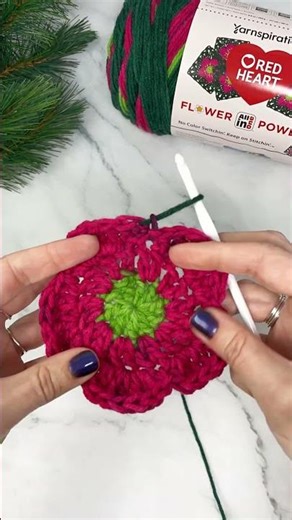 Red Heart All In One Flower Power Yarn