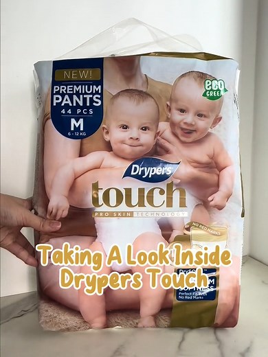 Drypers Touch Diapers: Super Absorption for 12 Hours Revealed