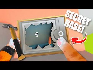Building A New SECRET BASE In Granny's Secret Safe - I Am Cat VR