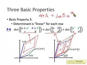 Linear Algebra Lecture 24: Properties of Determinant
