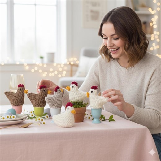 Knit Chicken Toy Pattern PDF – Easy Egg Cozy Knitting Pattern – Easter Decor Chicken – Beginner Friendly Farmhouse Gift – Digital Download - Etsy