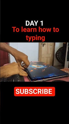 DAY 1 LEARN HOW TO TYPING IN COMPUTER WITHOUT WATCHING KEYBOARD