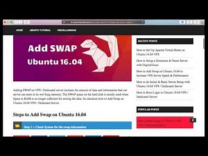 How to Add Swap on Ubuntu 16.04 to Increase VPS Server Speed & Performance