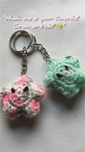 Making of Crochet Star Keychains ✨ | So Cute! #shorts