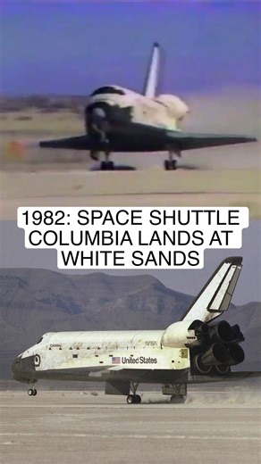 On March 30, 1982, STS-3 concluded with an unexpected landing in New Mexico when Space Shuttle Columbia touched down at White Sands Missile Range at approximately 8:52 a.m. local time. Commanded by Jack Lousma with Gordon Fullerton as pilot, STS-3 was a test mission focused on evaluating Columbia’s thermal protection system and onboard performance during extended operations in orbit. The shuttle was originally scheduled to land at Edwards Air Force Base in California, but heavy rain flooded Roge