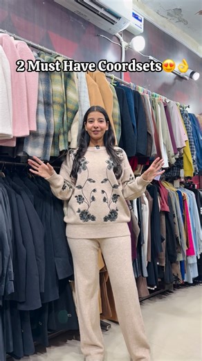 Paras Tuteja | KittKatt Casuals | Women’s Fashion on Instagram: "Winter outfits but make it stylish ❄️✨ 2 winter coordsets you’ll actually love wearing 💙🤍 ✔ Everyday comfy coordset Which one is your favourite — 👇 Available at Kittkatt Casuals 💫 Free Size | DM to order 💌 #winterwear #ootd #grwmfashion #womensfashion #coordsets"