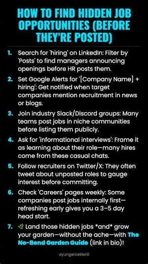 How to Find Hidden Job Opportunities (Before They’re Posted) #ad (Verify Info)