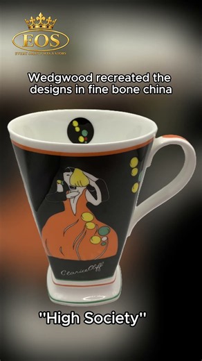 Wedgwood Age of Jazz | Clarice Cliff Mug Set #Shorts #everyobjecthasastory