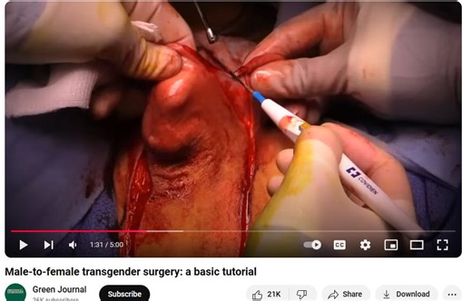 MALE TO FEMALE TRANSGENDER SURGERY A TUTORIAL SO TEACHERS, ADMINISTRATORS AND SCHOOL BOARD REPS ARE EMPOWERED
