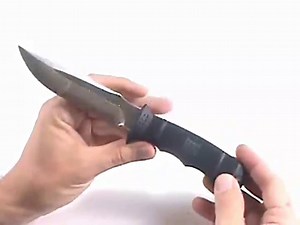 Watch SOG Survival Knife - SEAL Pup Elite Fixed Blade Knife and Tactical Knife w/ 4.85 Inch Hunting Kni... on Amazon Live
