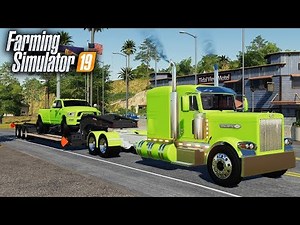 FS19- FILLING TRANSPORTATION CONTRACTS WITH ROLLING COAL CUSTOMS NEW PETERBILT! GO GREEN