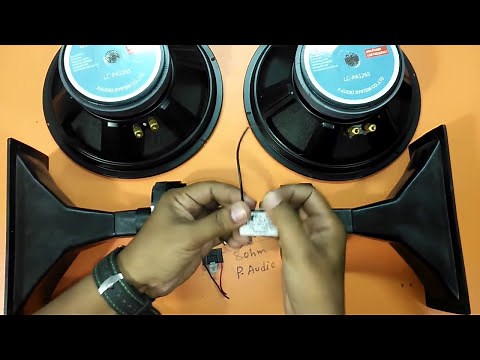 how to make a crossover for a speaker?