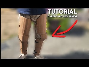 How to Make Cardboard Knight Leg Armor