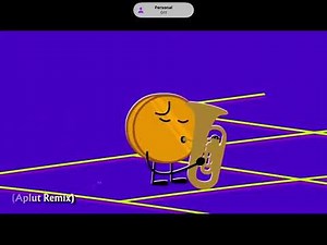 Coiny from bfdi playing a tuba
