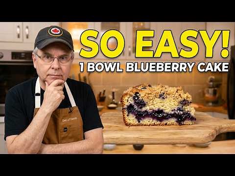 Stop Making Baking So Hard! Easy Blueberry Buttermilk Coffee Cake