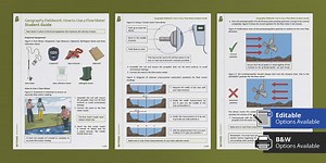 Geography Fieldwork How to Use a Flow Meter Student Guide