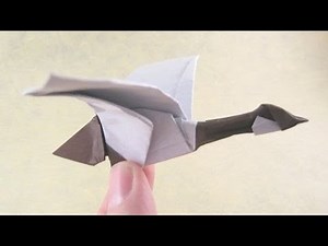 Origami - goose (tutorial)
