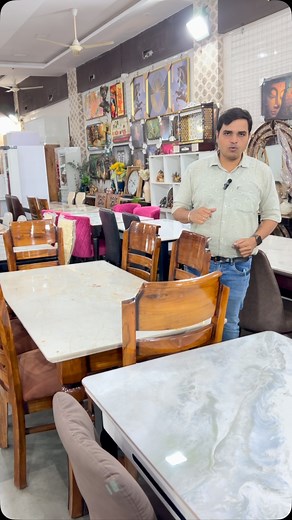 Dining Table Collection Tirumala Furniture Mall Address - Opposite Metro Pillar No.126, New Link Road, Ganpat Patil Nagar, Birivali West. Mumbai Contact Mr. Rajesh - 91 99871 60964 #theinteriorandexteriortrends #trendingnow #interiordesign #homedecor #dining #diningroomdecor #diningchairs #diningtabledesign #diningtables #diningtablestyling #diningtabledecoration #livingroomdecor #homeinteriordesign | Theinterior Andexteriortrends