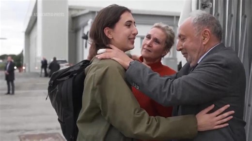Italian journalist Cecilia Sala lands in Rome after release from detention in Iran