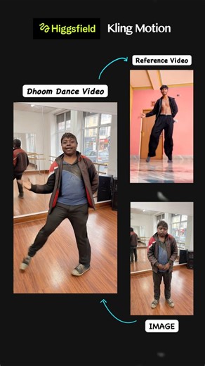 Harshita | TECH IN STYLE on Instagram: "Make Dancing videos with exact same motion with Kling Motion Control available on @higgsfield.ai . . #dhoom #higgsfield #motioncontrol #klingmotioncontrol #aicreator"