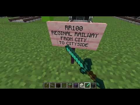 Minecraft modern railway system with Create Mod (Day 1, Introduction)